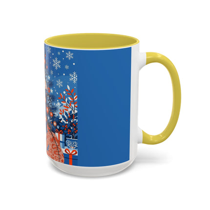 🎋❄️ The Winter Lantern Celebration Colorful Mug – Elegant Asian Christmas Fantasy