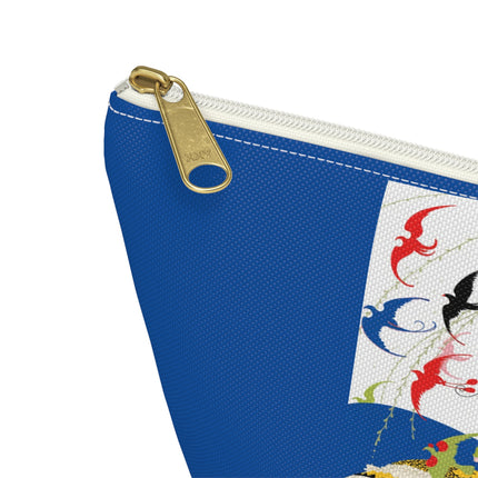 Flight of the Songbirds Cosmetic Bag – Whimsical Symphony & Elegant Freedom