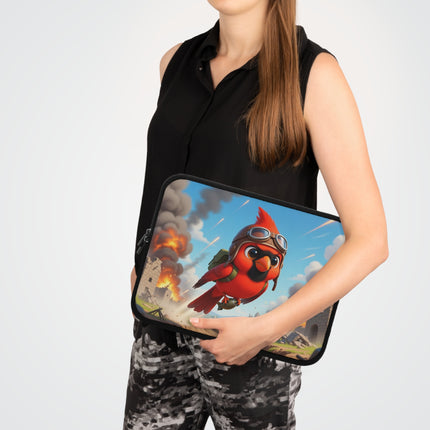 The Cardinal Dive Bomber Laptop Sleeve – Bold Flight & Fearless Adventure