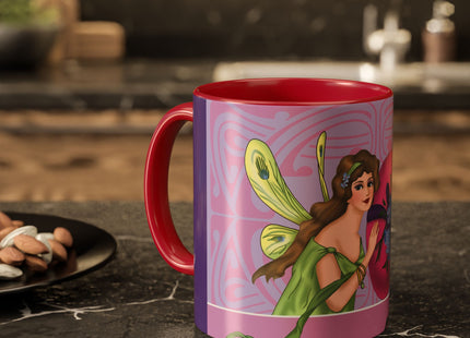 The Fairy’s Blossom Colorful Mugs (11oz, 15oz)