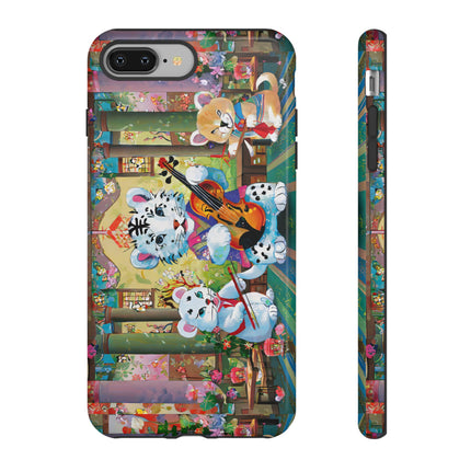 Melodies of the Snow Lion Cub Phone Cases