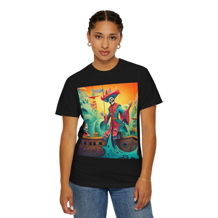 Skeleton Crew of the Misty Seas Unisex Garment-Dyed T-shirt