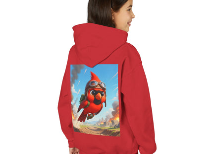 Cardinal Dive Bomber Youth Heavy Blend Hooded Sweatshirt