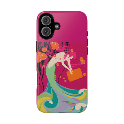 Mermaid Dive Phone Case – Vibrant Waves & Playful Elegance