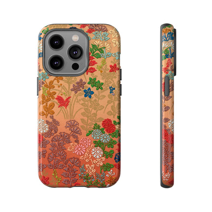 Ornamental Japanese Flower Pattern Phone Cases