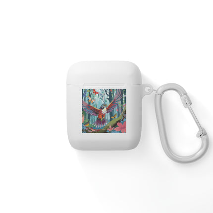 A Colorful Raptor AirPods Case Cover