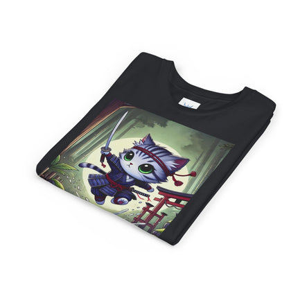 Moonlit Samurai Kitty Youth Short Sleeve Tee