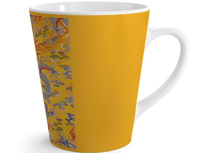 The Imperial 12-Symbol Robe, A Dragon's Regalia Latte Mug