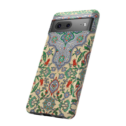 Arabic Art Pattern, Plate by Emile Prisse d’Avennes Phone Cases