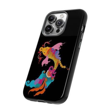 Golden Koi Phone Case – Lucky Swim & Vibrant Fortune