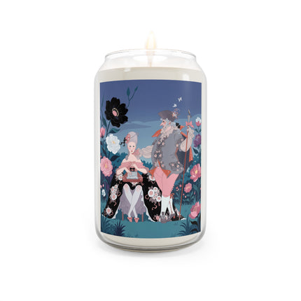 🌸🎩 The Garden Courtship Scented Soy Candle – Art Deco Floral Romance