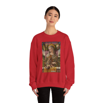 Madonna and Child by Carlo Crivelli Heavy Blend™ Crewneck Sweatshirt