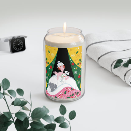 💌🎄 The Christmas Letter Of Holly House Scented Soy Candle – Whimsical Art Deco Holiday Charm