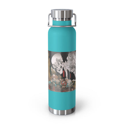 Mitsukuni Defying the Skeleton Spectre by Utagawa Kuniyoshi Copper Vacuum Insulated Bottle, 22oz