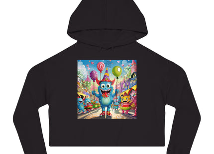 Monster Parade Madness Women’s Cropped Hooded Sweatshirt