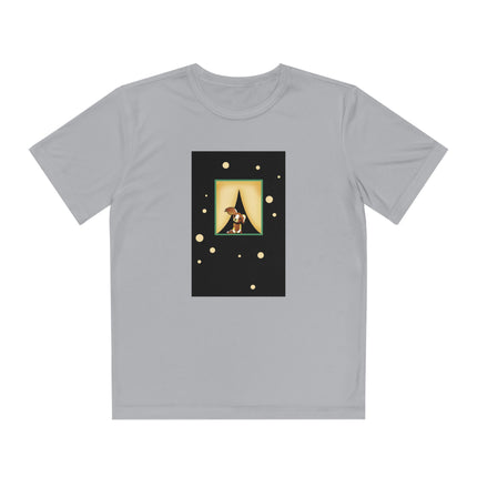 Playful Paws Youth Competitor Tee – Vintage Charm & Curious Adventure