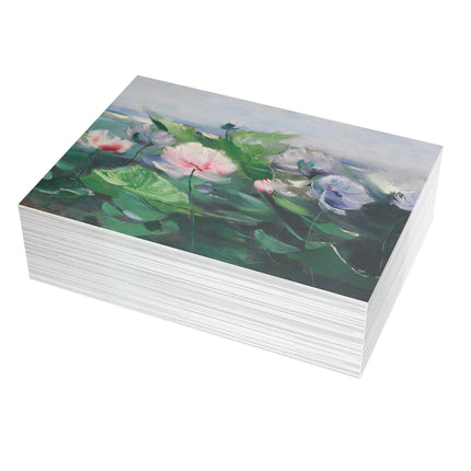 Water Lilies by Karl Hagemeister Postcards (envelopes included) - Bundles of 10, 30, 50 Pieces