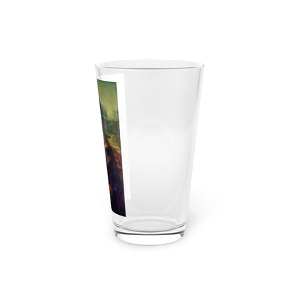 Mona Lisa by Leonardo da Vinci Glass, 16oz