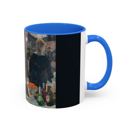 A Bar at the Folies-Bergère by Edouard Manet Colorful Mugs (11oz, 15oz)