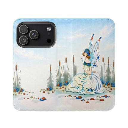 🧚🦋 The Jeweled Wing Fairy Flip Case – Art Deco Fairy Fantasy