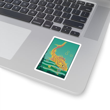 Golden Serenity Kiss-Cut Stickers (4 Sizes)