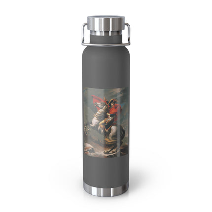 Napoleon Crossing the Alps by Jacques-Louis David Copper Vacuum Insulated Bottle, 22oz