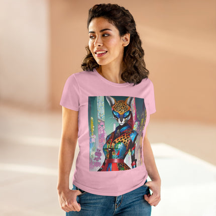 Cyber Cat Glamour Cotton Tee