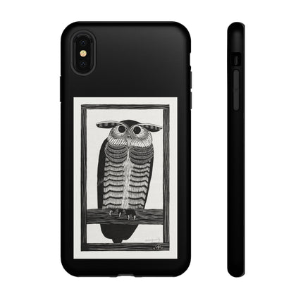 Horned Owl by Samuel Jessurun de Mesquita Phone Cases