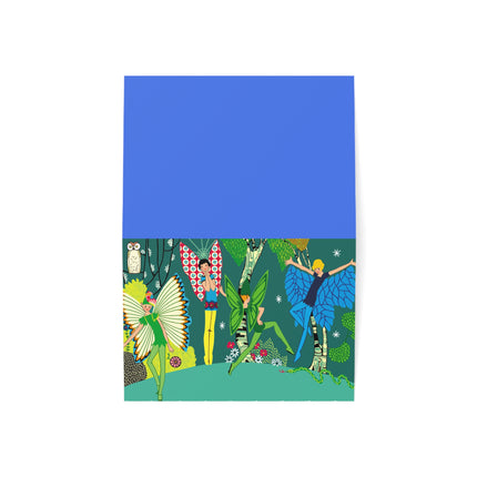 Enchanting Fairies of A Midsummer Night's Dream Greeting Cards (1, 10, 30, and 50pcs)