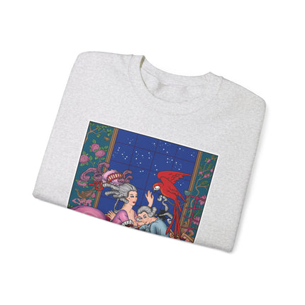 The Jealous Parrot by George Barbier Heavy Blend™ Crewneck Sweatshirt
