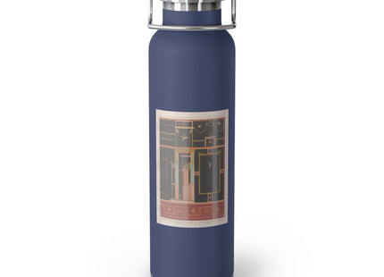 Pompeii Walls Pl.04 by Victor Steeger Copper Vacuum Insulated Bottle, 22oz
