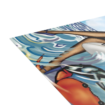 Playful Waves and Fashion Follies Postcard Bundles (envelopes included)
