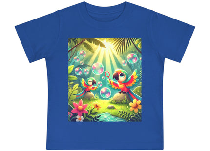Parrots and Bubbles Baby Short Sleeve T-Shirt
