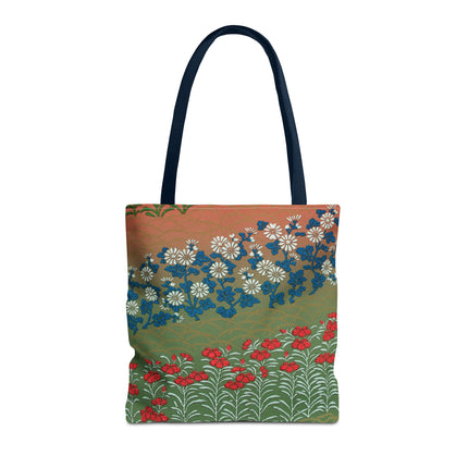 Japanese Flower Pattern II by G.A. Audsley Tote Bag (AOP)