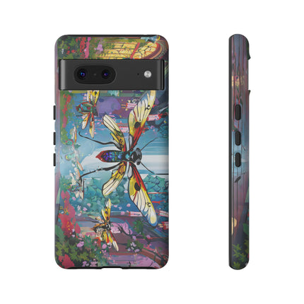 Neon Swarm Phone Cases
