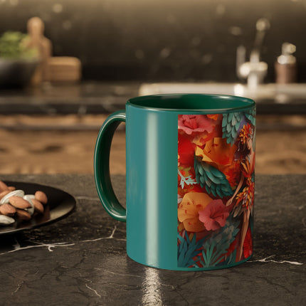 Hibiscus Fairy Colorful Mugs (11oz, 15oz)