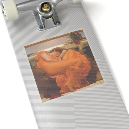 Flaming June by Frederic Leighton Kiss-Cut Stickers (4 Sizes)