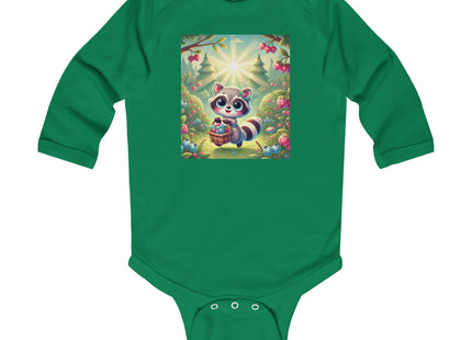 Raccoon’s Berry Basket Infant Long Sleeve Bodysuit