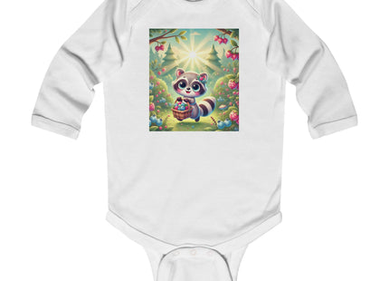 Raccoon’s Berry Basket Infant Long Sleeve Bodysuit