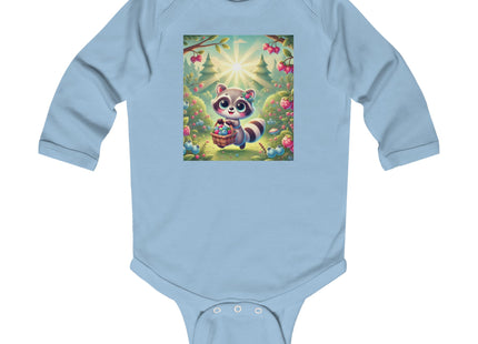 Raccoon’s Berry Basket Infant Long Sleeve Bodysuit
