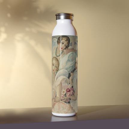 Les Femmes Fatales by Gerda Wegener Slim Water Bottle