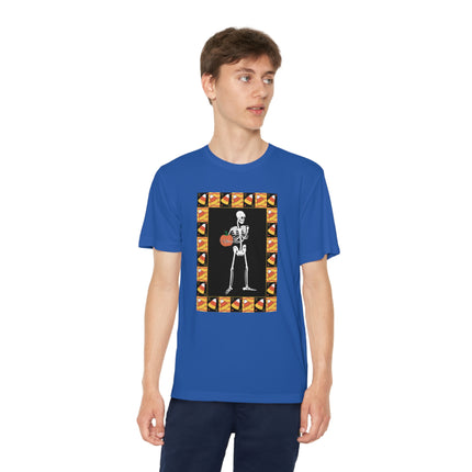 Candy Corn Skeleton Youth Competitor Tee