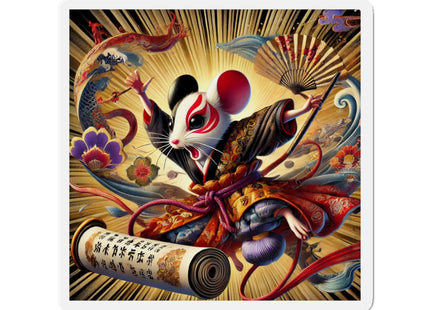Theatrical Mouse on a Mission Die-Cut Magnets (5 Sizes)