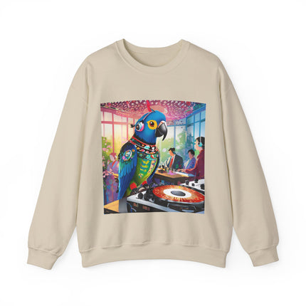 Parrot DJ Unisex Heavy Blend™ Crewneck Sweatshirt