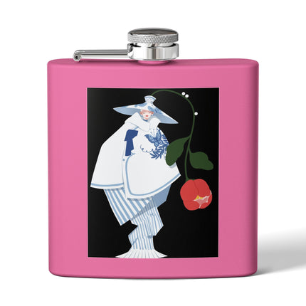 Blue & White Porcelain Geisha Flask – Quiet Elegance & Timeless Grace