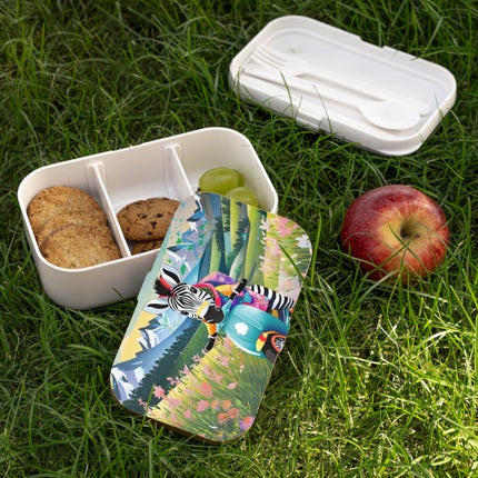 Stripes on Wheels Bento Lunch Box