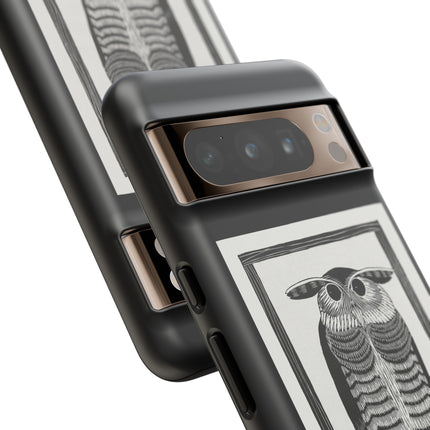 Horned Owl by Samuel Jessurun de Mesquita Phone Cases