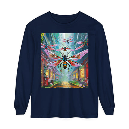 Neon Swarm Long Sleeve T-Shirt