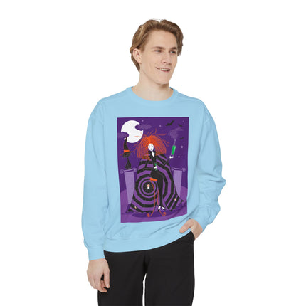 Mystic Elegance Unisex Garment-Dyed Sweatshirt