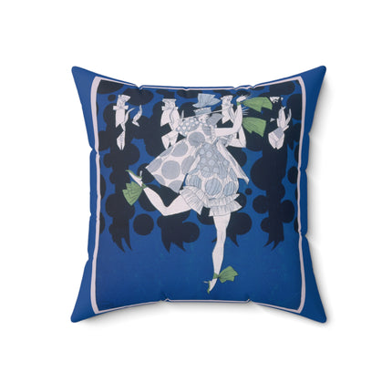 Where is my boy tonight by Ralph Barton Spun Polyester Square Pillow